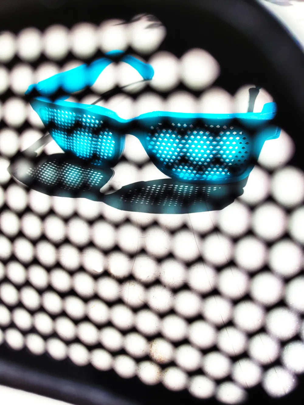 Holo Frame Sunglasses – 3D Printed Holographic Iridescent Eyewear