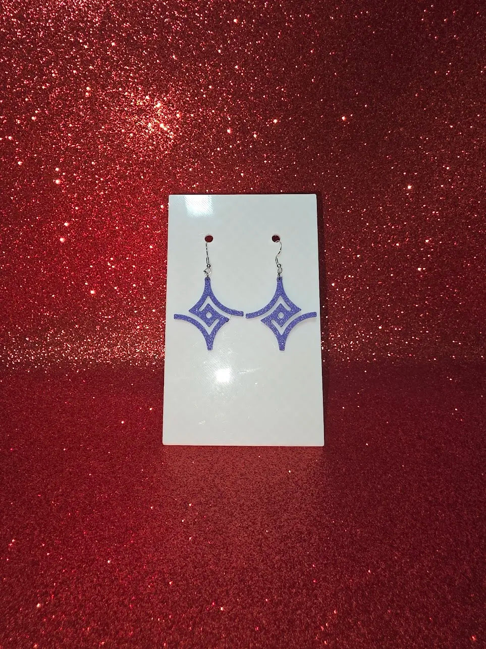 Rhombus Geometric Earrings – 3D Printed Bold Angular Jewellery