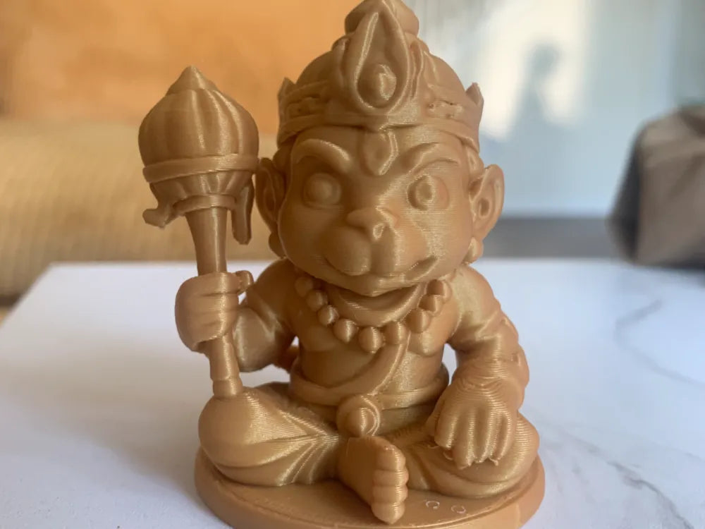 Hanuman Eternal Devotee Idol – 3D Printed Mighty Protector Hindu Figurine