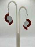 Luna Crescent Moon Earrings – 3D Printed Minimalist Moon Jewellery
