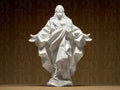 Geometric Low Poly Jesus Statue – 3D Printed Contemporary Christ