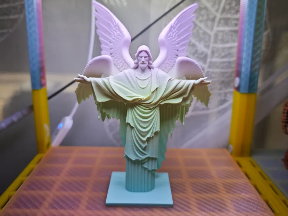 God Loves Humanity – 3D Printed Divine Compassion Sculpture