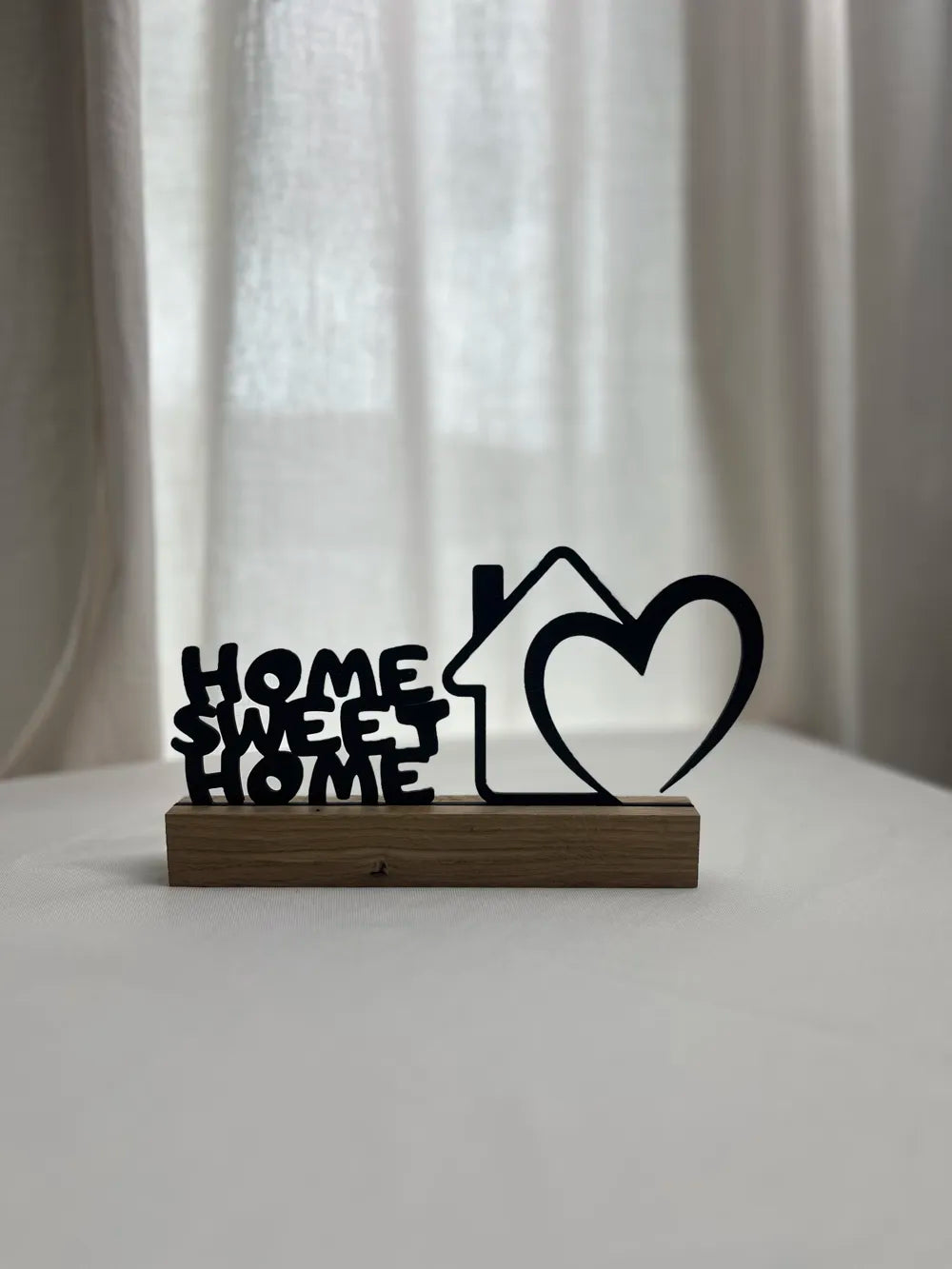 Home Sweet Home Deko – 3D Printed Heartfelt Housewarming Sign