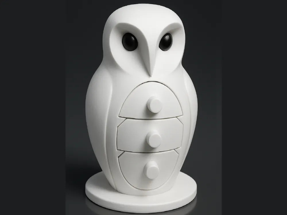 Owlganizer Owl Desk Organiser – 3D Printed Whimsical Pen and Pencil Holder