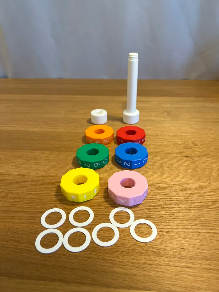 Math Learning Puzzle – 3D Printed Numbers and Operations Puzzle for Kids