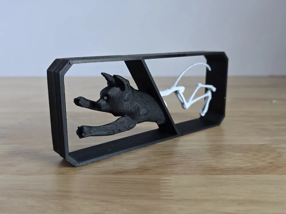 Schrodinger's Cat Collectible – 3D Printed Quantum Physics Nerd Gift
