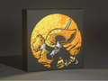 Zenitsu Lightbox Lamp – Demon Slayer Thunder Breathing Anime Light