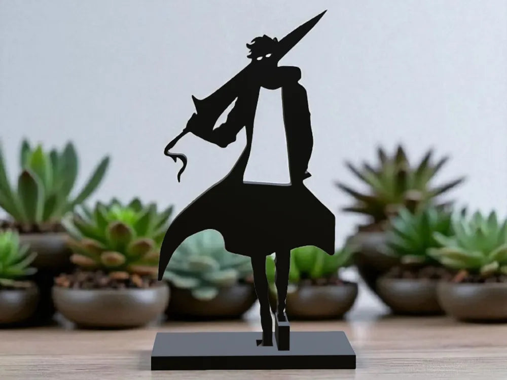 Sung Jin Woo Solo Leveling Wall Art Tabletop – 3D Printed Shadow Monarch