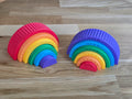 Montessori Texture Rainbow Puzzle with Colour Names – 3D Printed