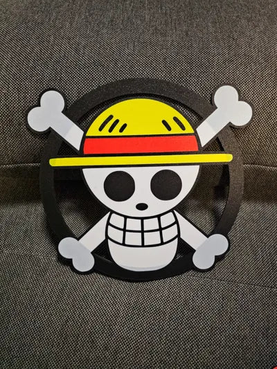One Piece Wall Lamp Attachment – Straw Hat Pirate Anime Decor
