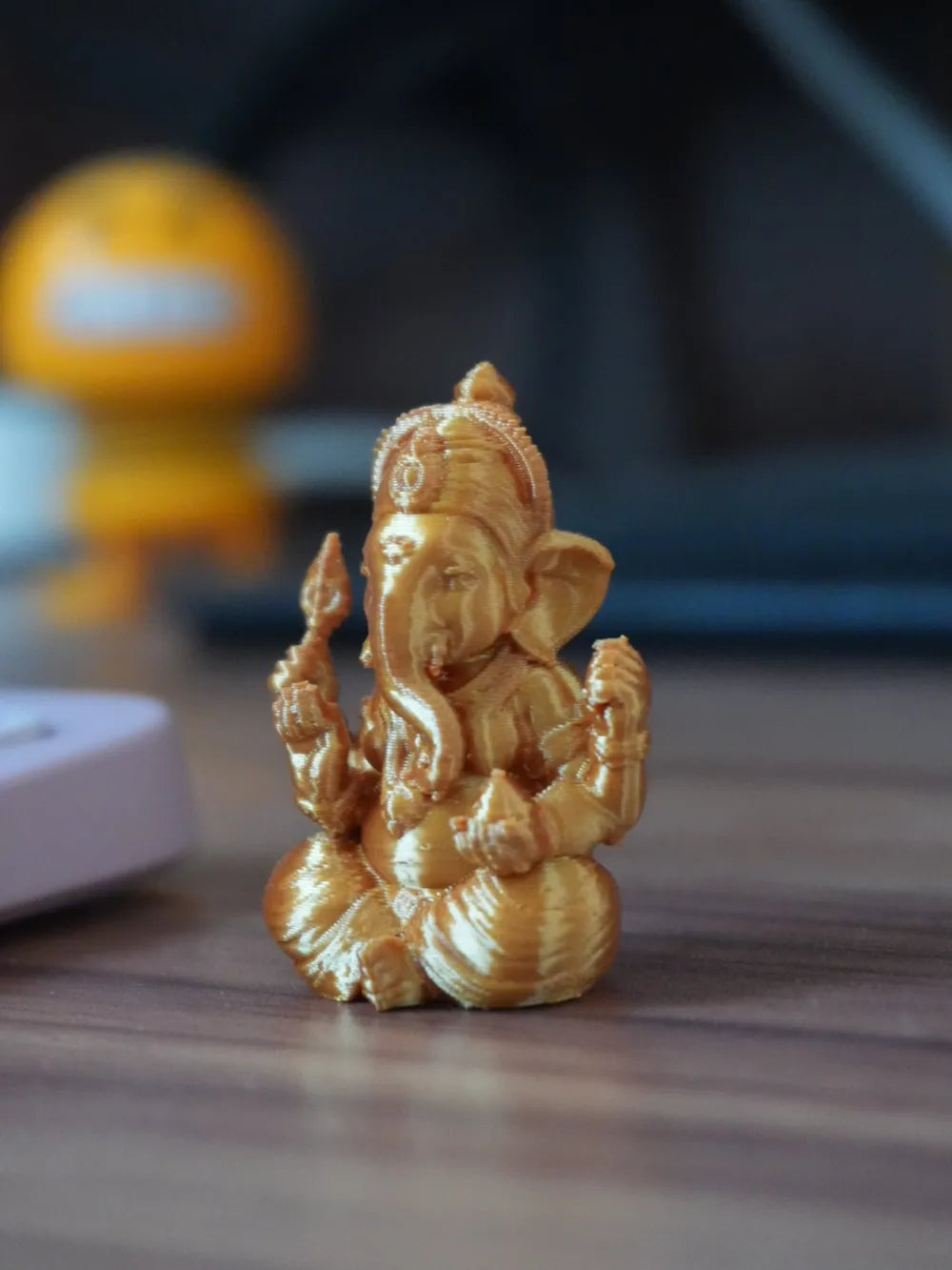 Good Luck Ganapathy Idol – 3D Printed Prosperity Ganesha Figurine