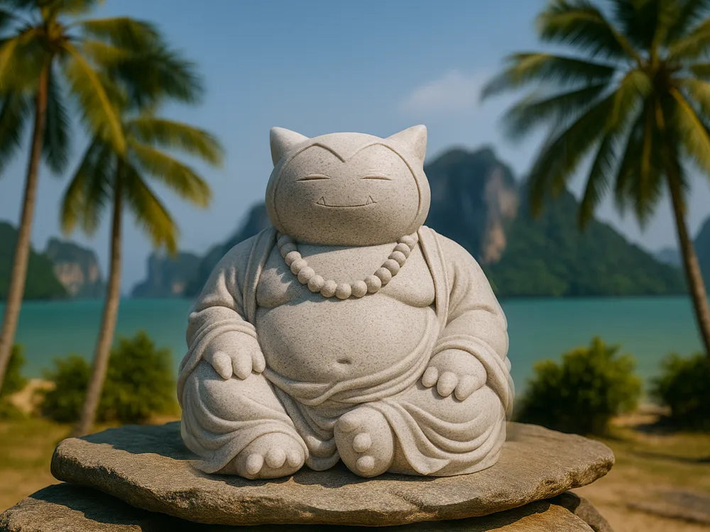 Snorlax Buddha Statue – Pokémon Zen Collectible Series
