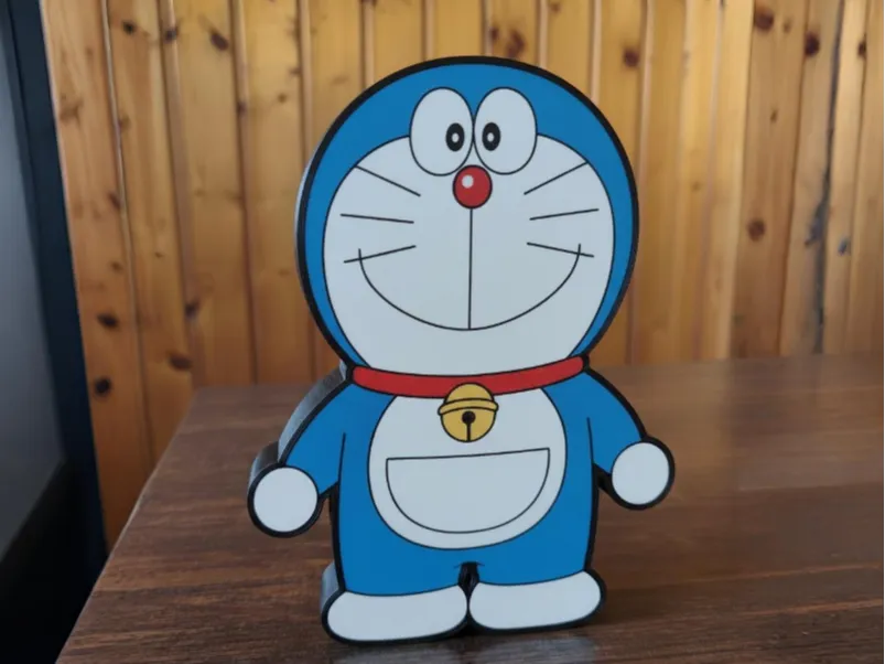 Doraemon Lightbox Lamp – 3D Printed Anime Character Room Light
