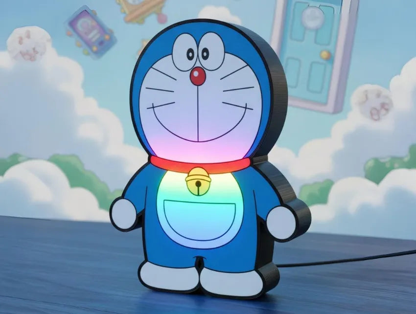 Doraemon Lightbox Lamp – 3D Printed Anime Character Room Light