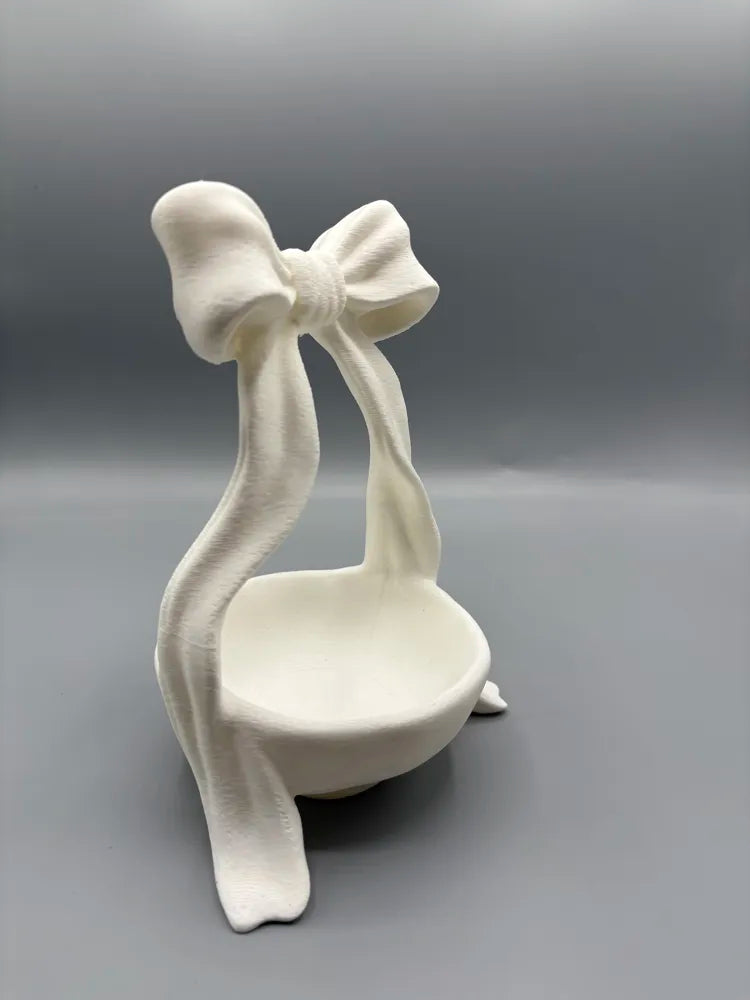 Coquette Bow Catchall Dish Cute Jewelry & Key Tray