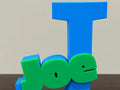 Parametric Customisable Name Letter – 3D Printed Geometric Art
