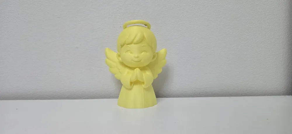 Cute Praying Angel Figurine – 3D Printed Guardian Angel Statue