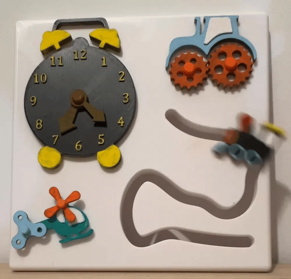 Interactive Activity Panel – 3D Printed Multi-Sensory Kids Play Station