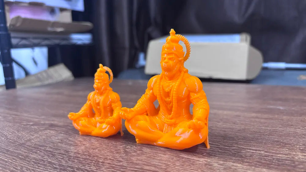 God Hanuman The Guardian – 3D Printed Strength and Devotion Idol