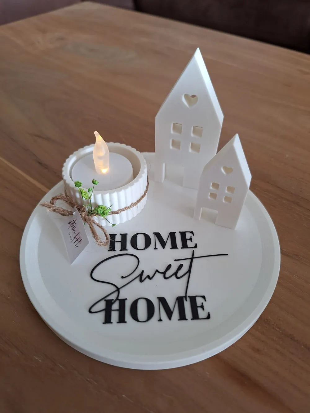 Plate Home Sweet Home – 3D Printed Decorative Wall Plate
