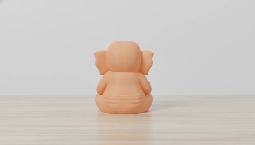 Ganesha in Meditation Lantern – 3D Printed Glowing Idol