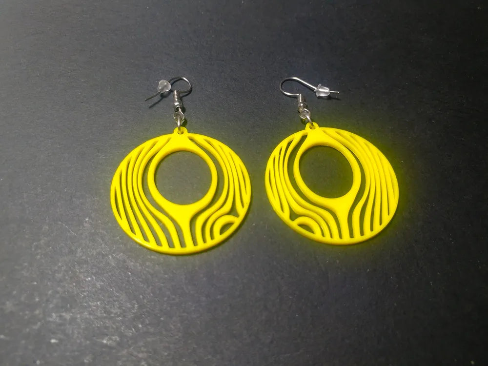 The Eye Within Evil Eye Earrings – 3D Printed Spiritual Jewellery