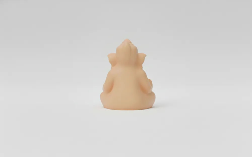Lord Ganesha in Meditation Statue – 3D Printed Peaceful Hindu Deity Idol