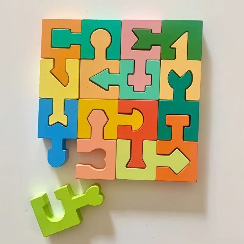 Geometric Shape Matching Bricks – 3D Printed Logical Thinking Toy