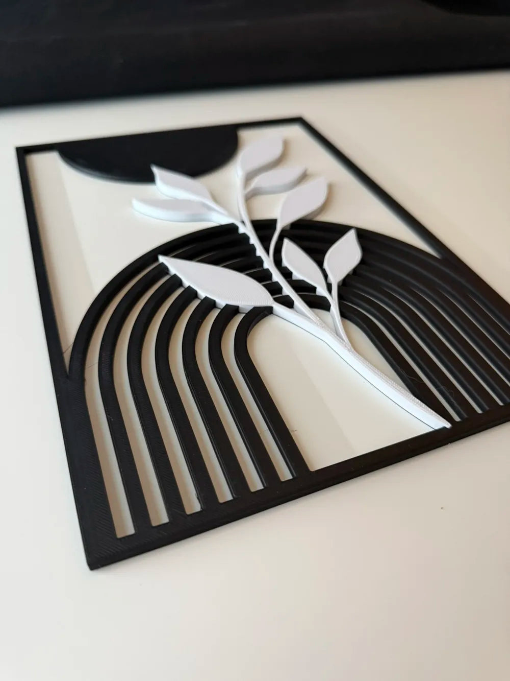 Boho Style Modern Flower Wall Art