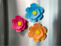 Multi-Part Flower Fridge Magnet – 3D Printed Decorative Floral Kitchen Magnet