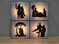 Hindu Gods and Goddesses Tile Lamp – 3D Printed Sacred Art Light
