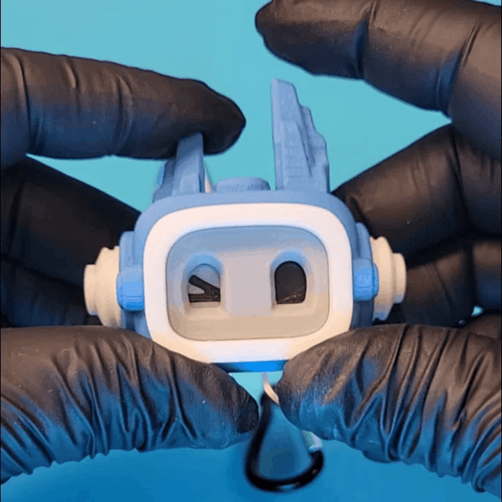 Wink Zippy Fidget Toy – 3D Printed Compact Satisfying Desk Fidget