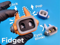Wink Zippy Fidget Toy – 3D Printed Compact Satisfying Desk Fidget