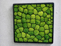 Moss Wall Frame – 3D Printed Botanical Forest Green Decorative Frame