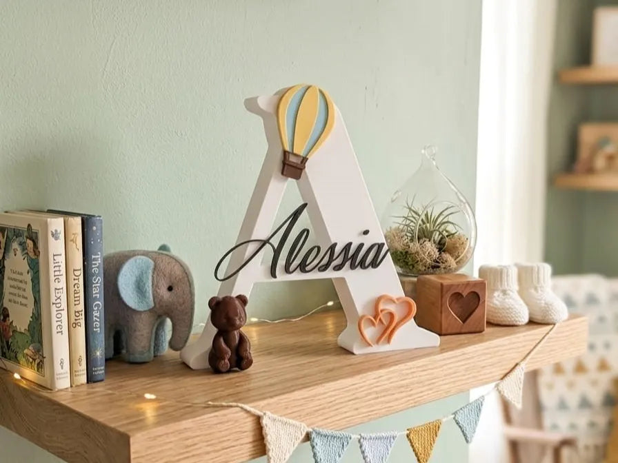 Decorated Letters V2 – 3D Printed Ornamental Custom Initial
