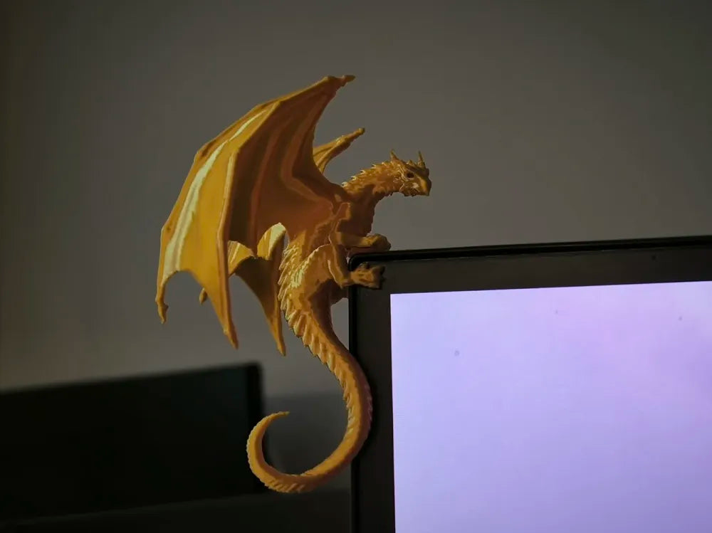 Monitro Dragon Figurine – 3D Printed Fantasy Reptile Collectible