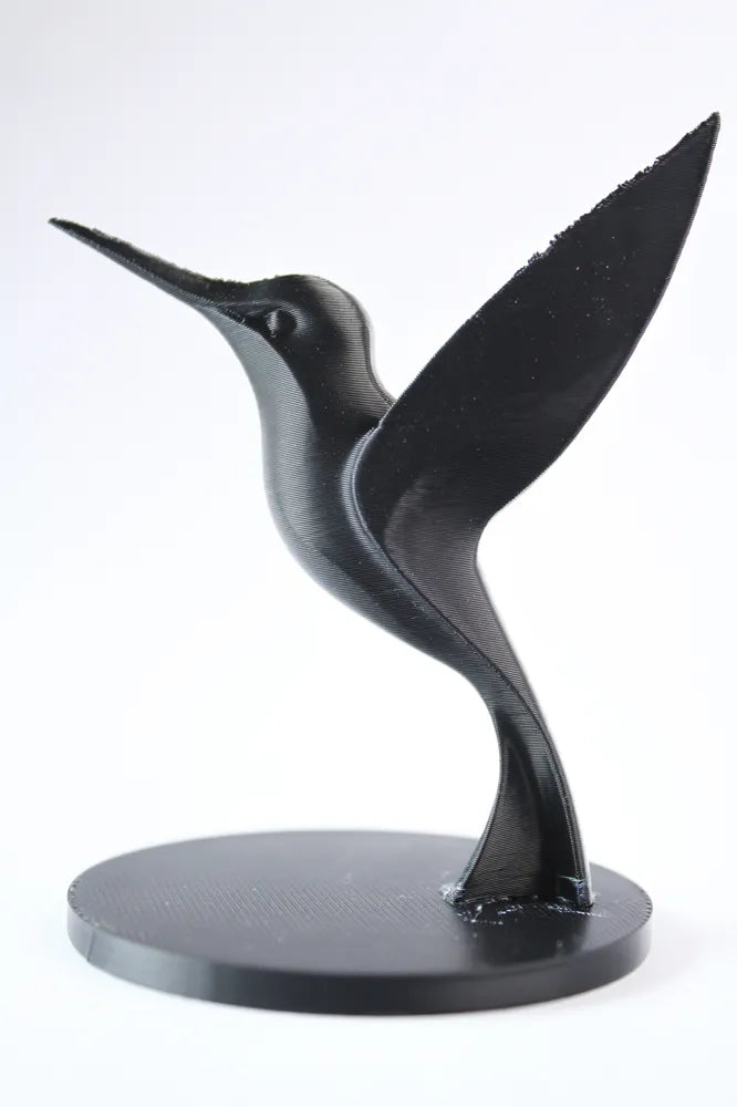 Hummingbird Sculpture Home Decor – 3D Printed Graceful Bird Figurine
