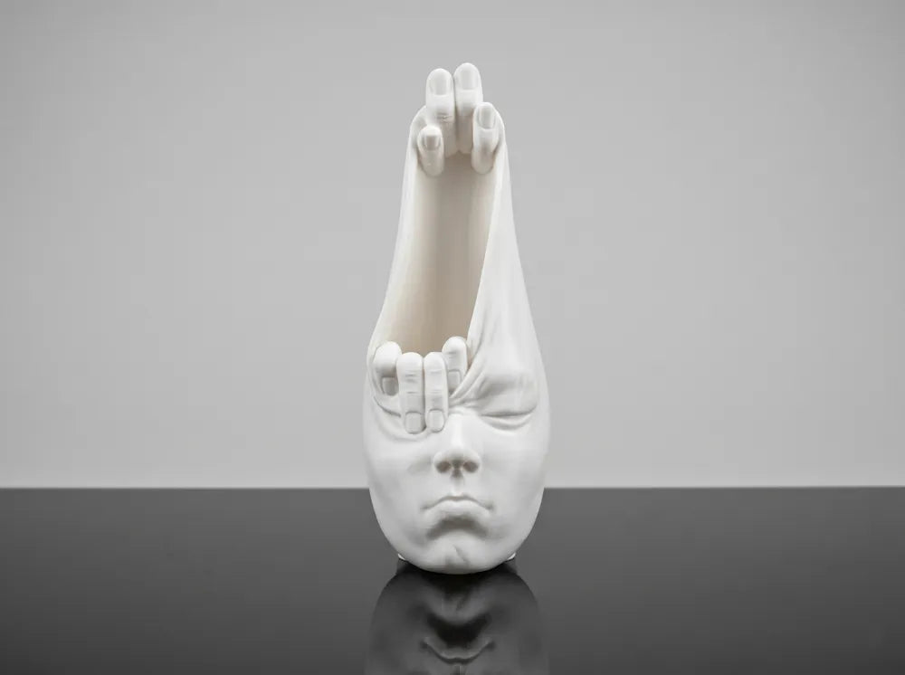Inner Self Soul Sculpture Vase – 3D Printed Human Form Artistic Vase