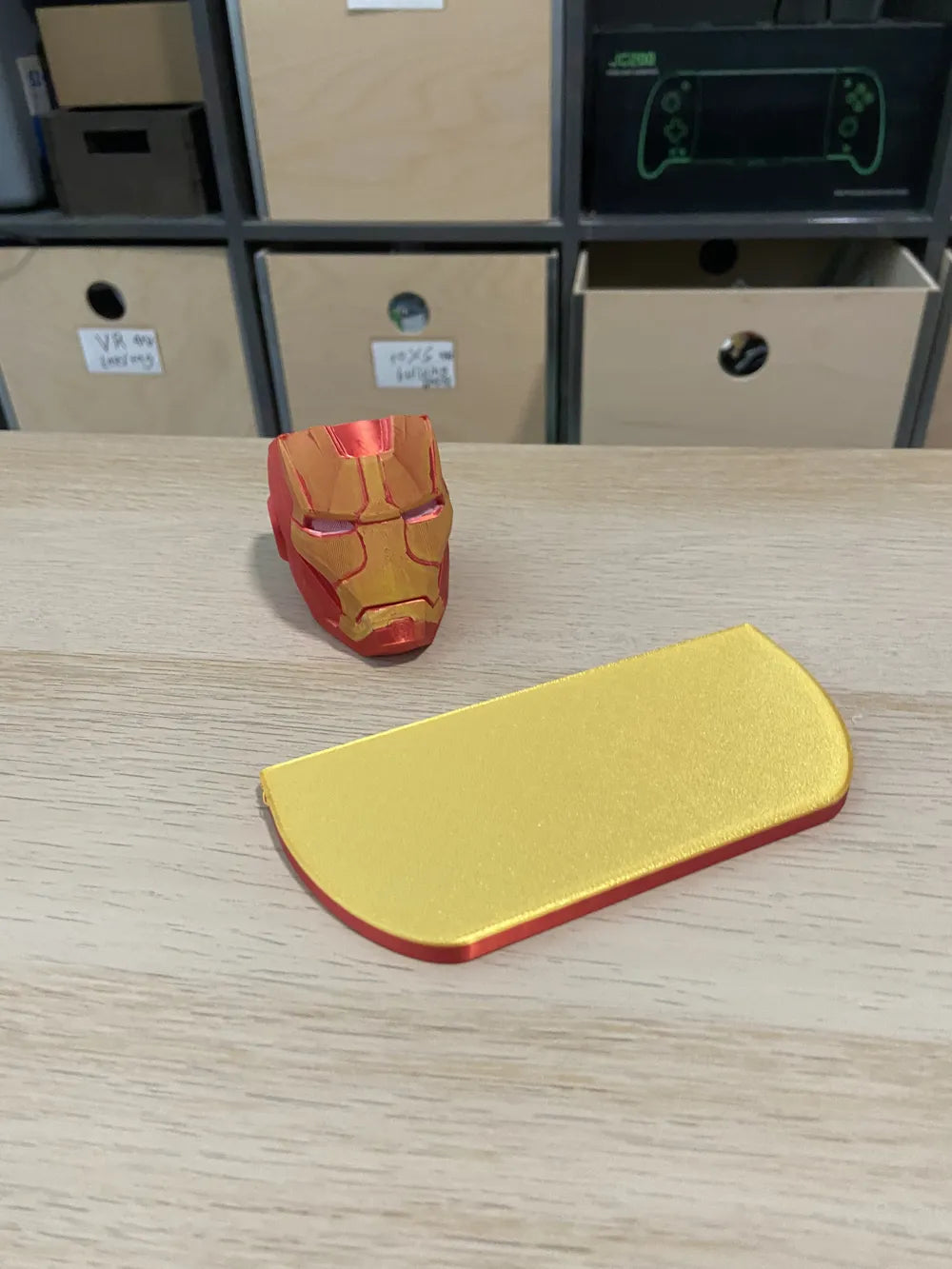 Iron Man Wall Shelf – 3D Printed Marvel Superhero Display Shelf