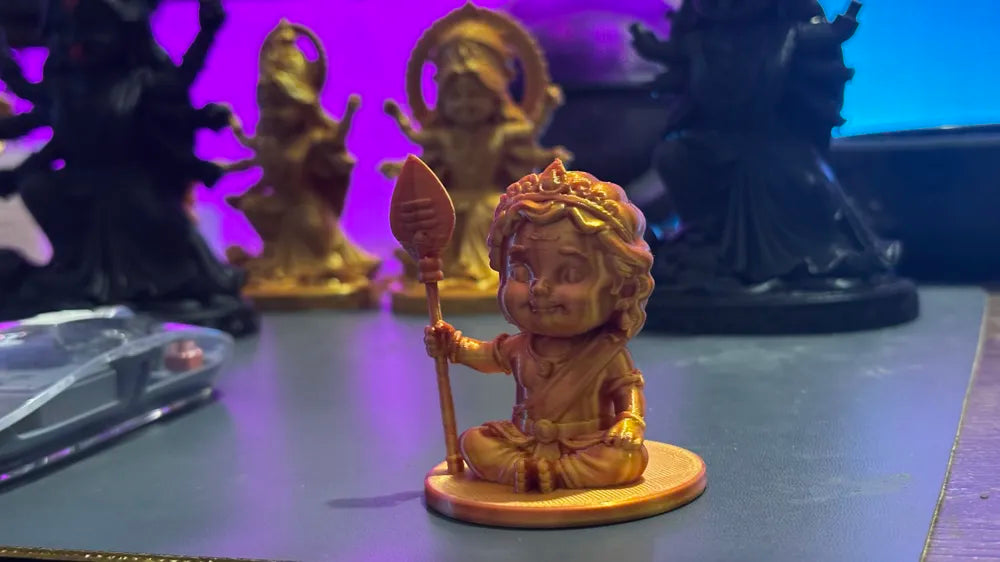 Divine Bala Murugan Cute Figurine – 3D Printed Tamil Hindu Idol