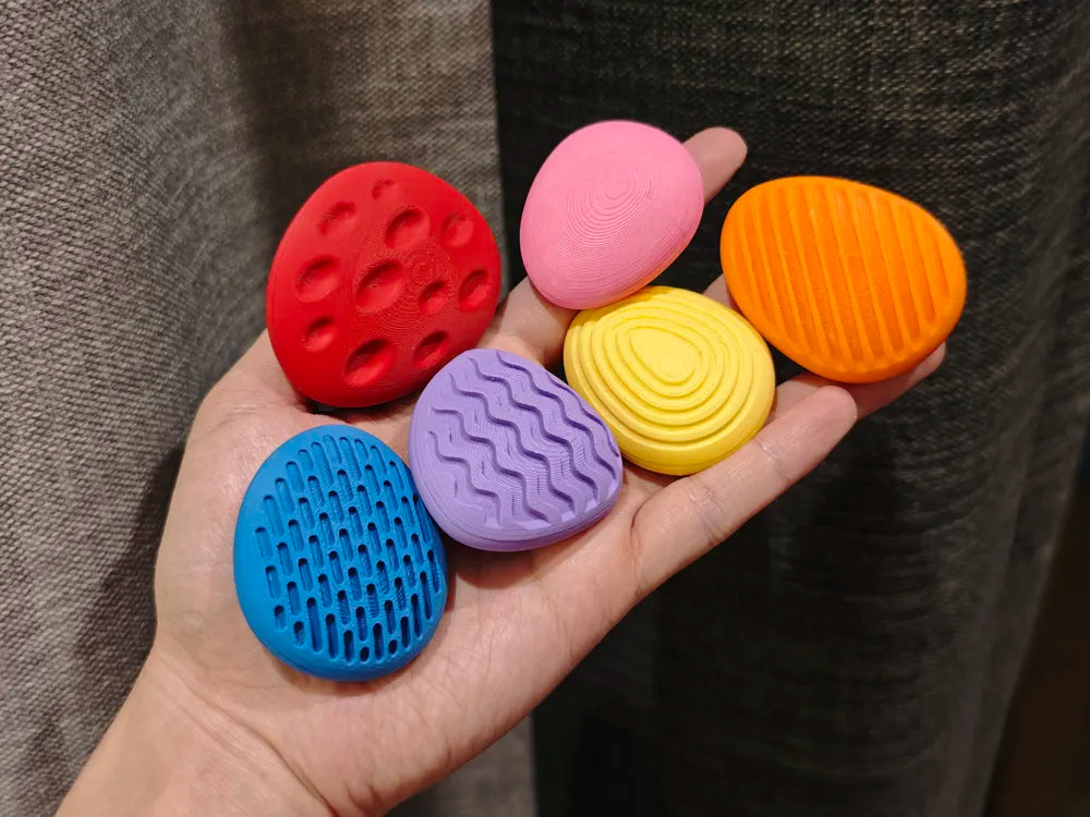 Perfect Sensory Stone – 3D Printed Anxiety Relief Fidget Pocket Toy