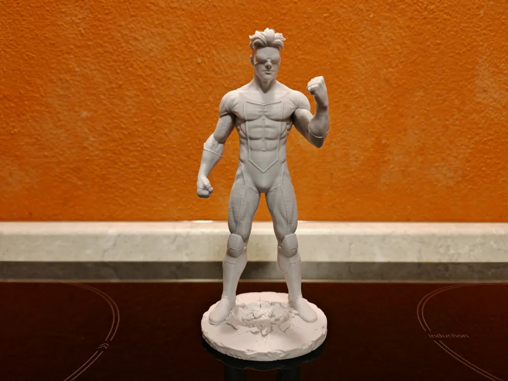 Invincible Mark Grayson Heroic Stance Figurine – 3D Printed Superhero Collectible