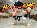 Chibi Street Fighter Ryu Figurine – 3D Printed Anime Gaming Collectible