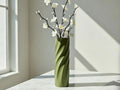 Wavy Minimalist Vase – 3D Printed Organic Curve Sculptural Vase