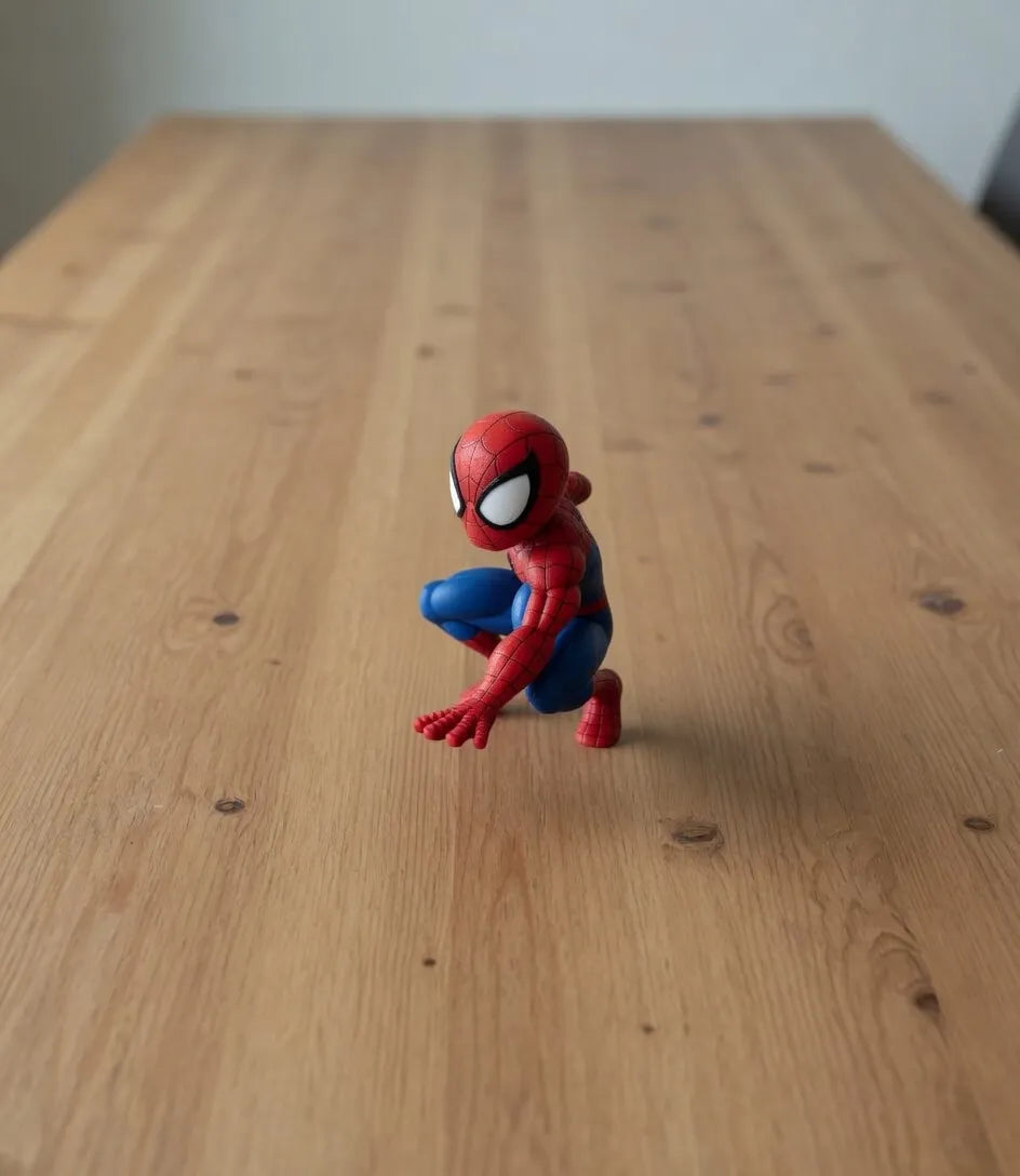 Spider-Man Landing Pose Figure – 3D Printed Marvel Superhero Collectible