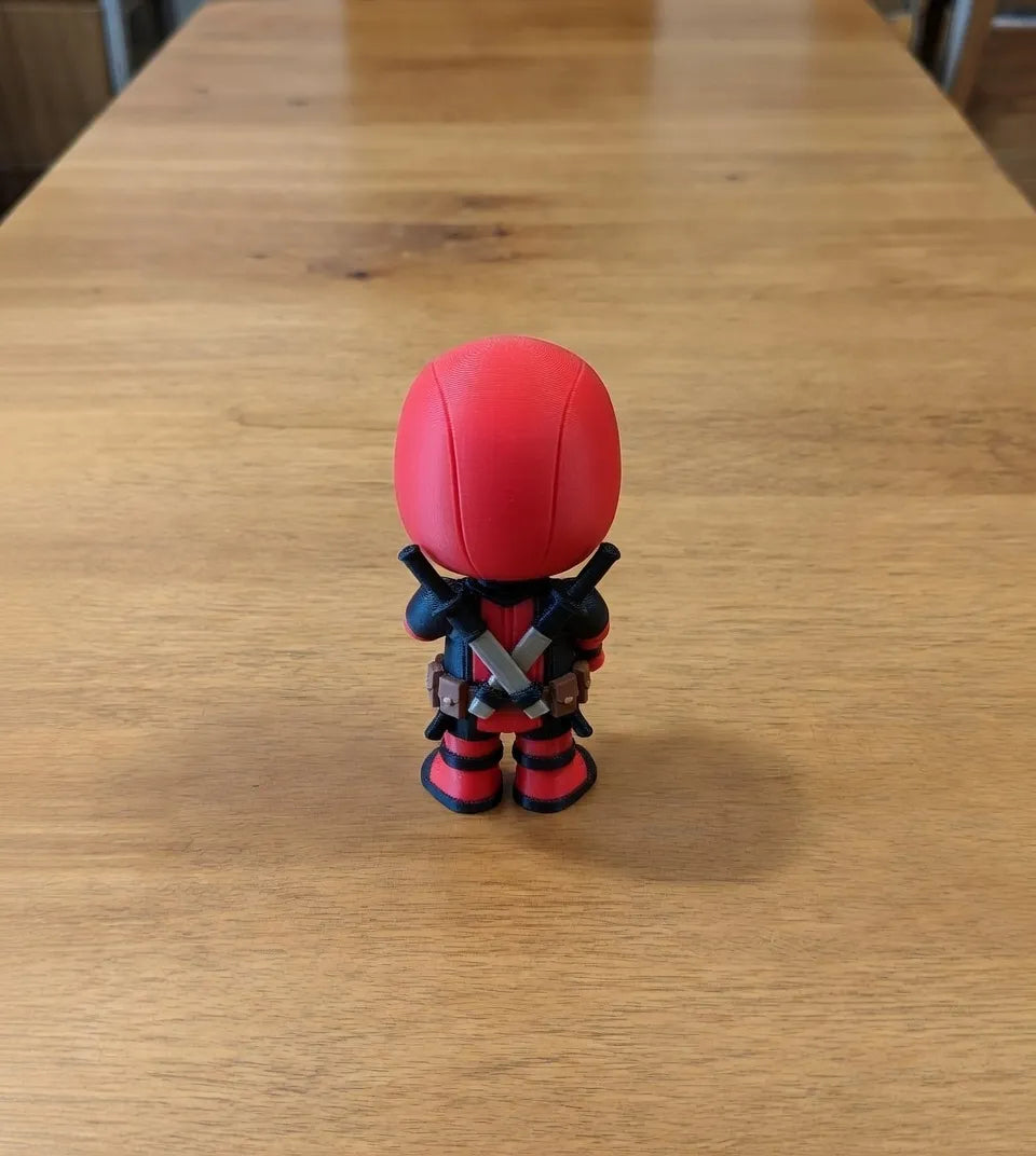 Deadpool Arms Crossed Mini Figure – 3D Printed Marvel Collectible