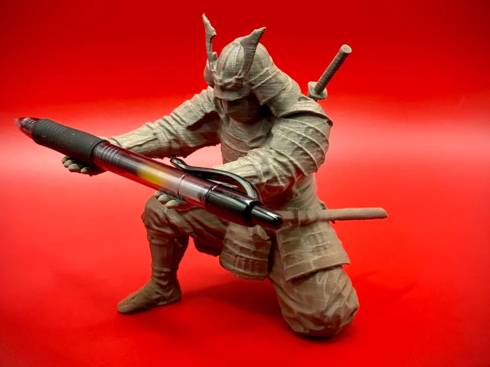 The Samurai Pen Holder - Custom Desk Decor
