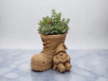 Gnome in Boot Planter Succulent Pot