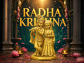 Radha Krishna Divine Decorative Model – 3D Printed Eternal Love Idol