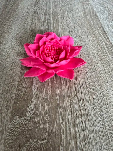 Elegant Lotus Blossom Sculpture – 3D Printed Spiritual Floral Home Decor